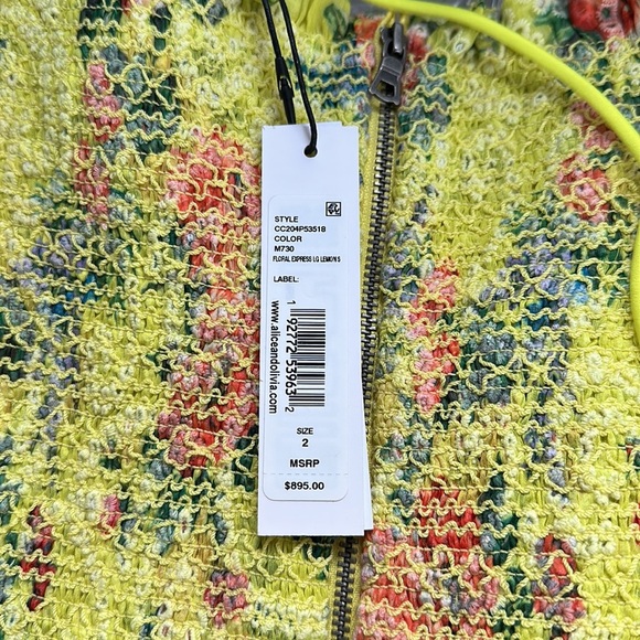 Alice + Olivia Jocelyn Tiered Ruffle Maxi Dress - 2 - Picture 8 of 9